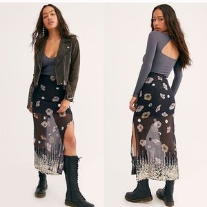 Free people skirt with sequins